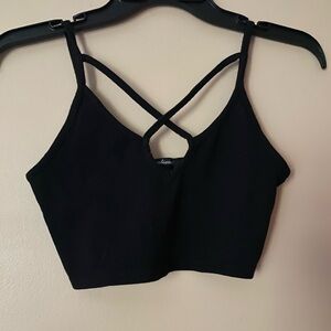 Black ambiance crop top